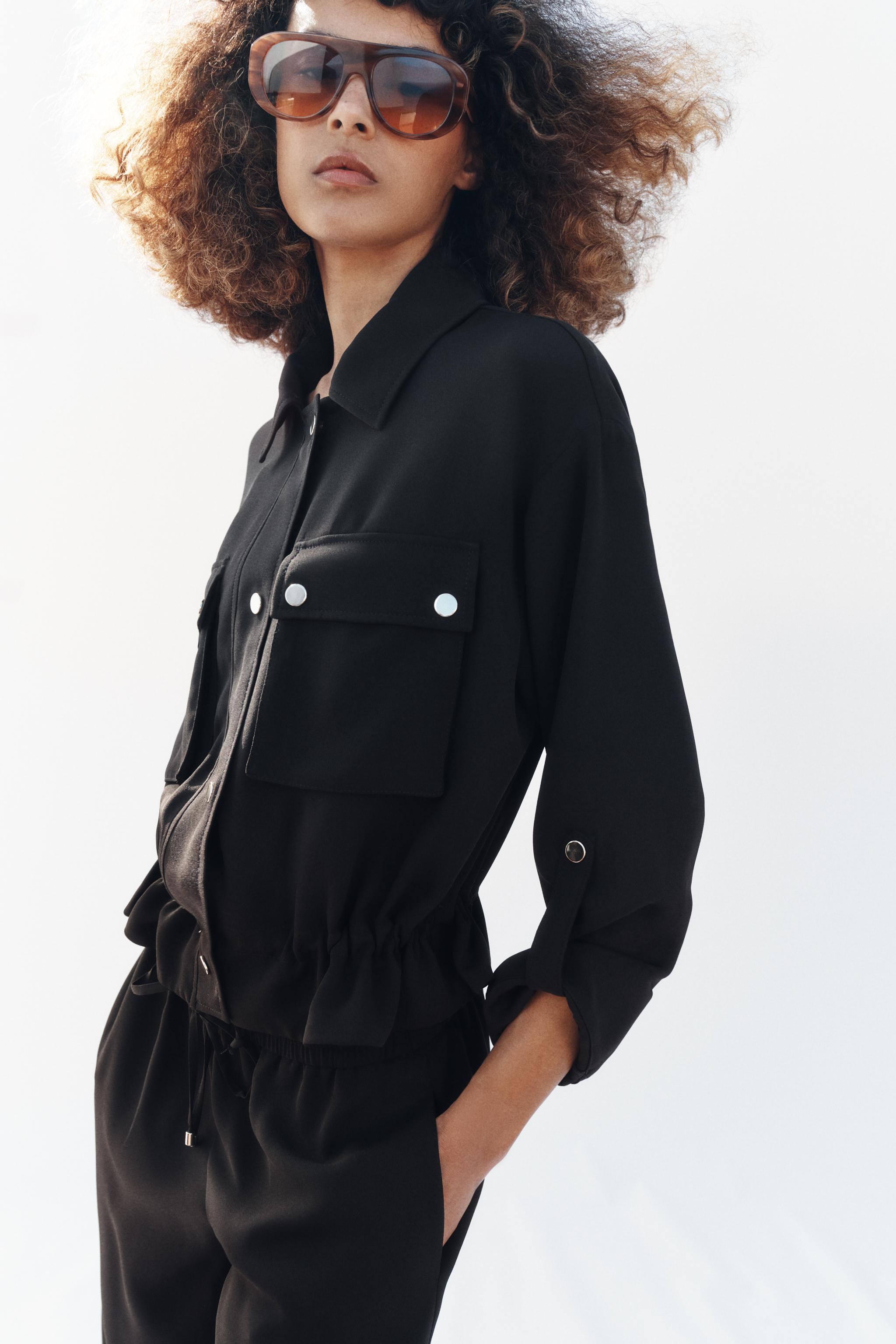 VESTE SAFARI MANCHES RETROUSSÉES